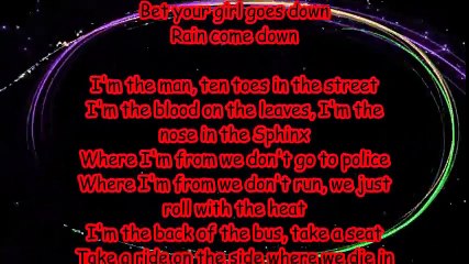 Vince Staples - Rain Come Down Lyrics Text