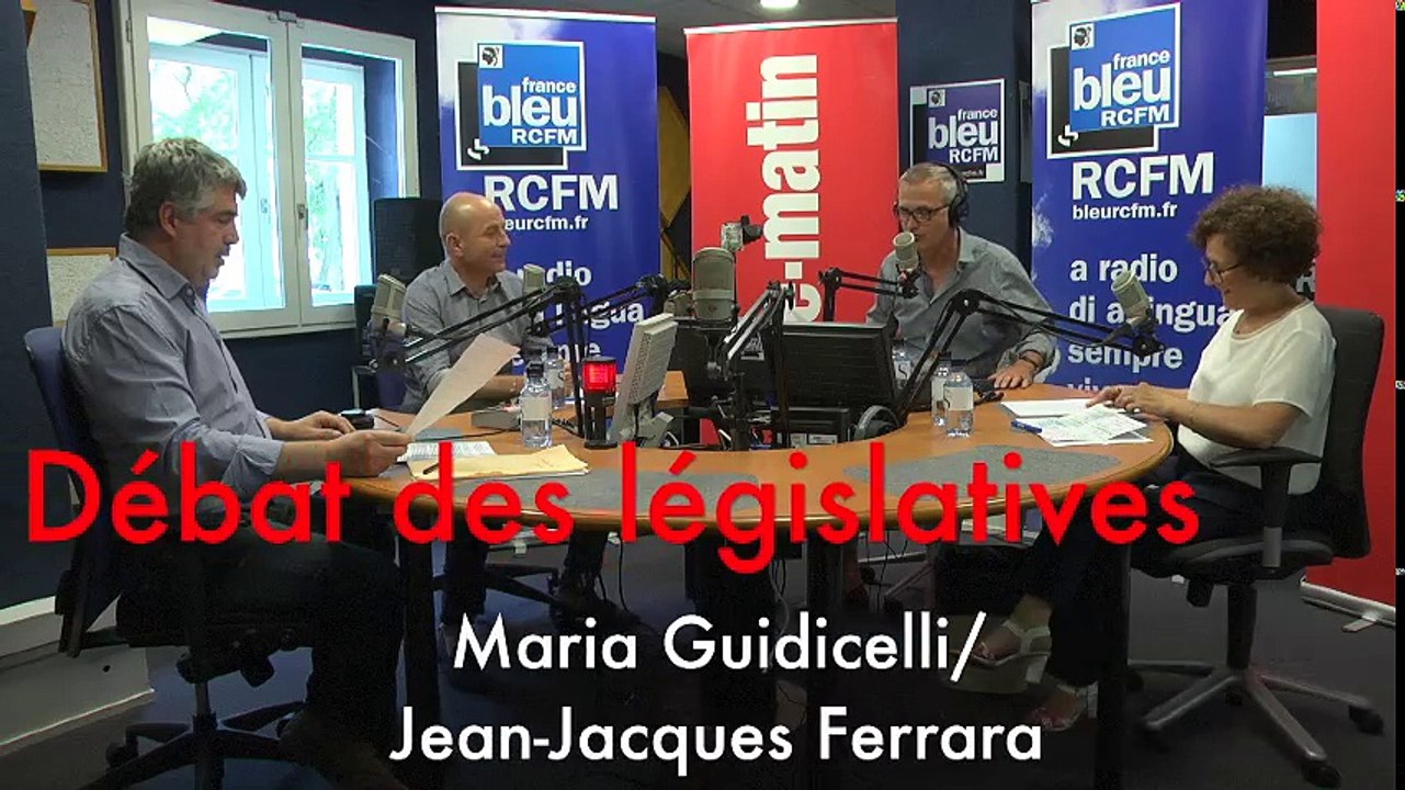 Législatives : débat entre Maria Guidicelli et Jean-Jacques Ferrara