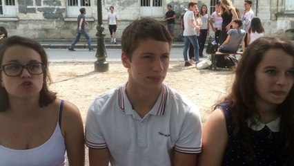 Des terminales S de Guez après l'épreuve de philo au bac (images A.Kerjean)