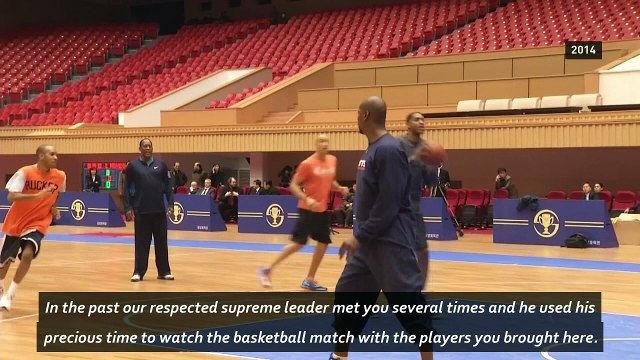 North Korea warmly welcomes NBA star Dennis Rodman