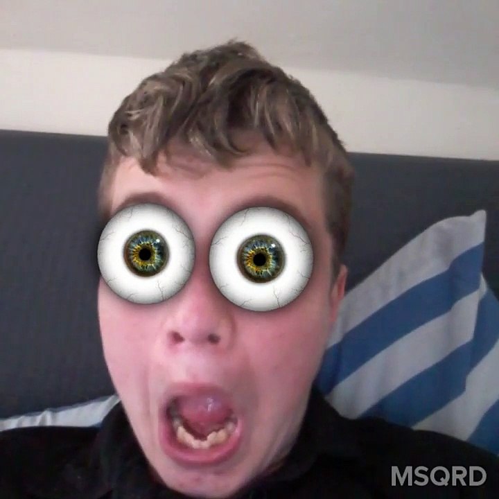 My eyes spin round