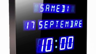 Horloge calendrier digitale automatique prevenchute