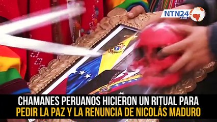 Ritual Satanico en contra de Nicolas Maduro