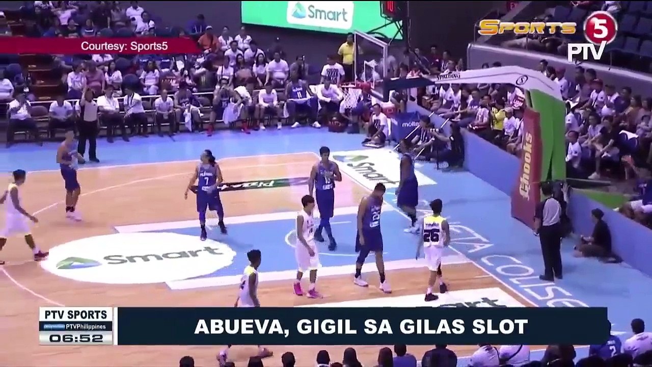 Abueva, gigil sa Gilas slot