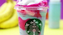 DIY STARBUCKS UNICORN FRAPPUCCINO   Healthy Smoothie