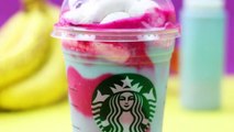 DIY STARBUCKS UNICORN FRAPPUCCINO   Healthy Smoothie Rec