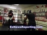 mia st john sparring at outlaws - EsNews boxing