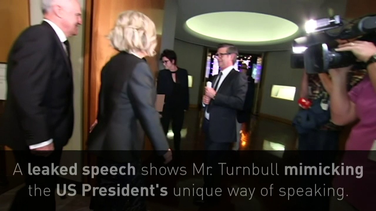Trump mocked by Australian PM in leaked speech