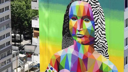 Cette Joconde de 50m de haut trône dans le 13e arrondissement de Paris