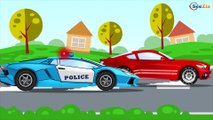 Cop Cars Kids Video - The Police Car New Cars for kids | Learn Vehicles Cartoon for children