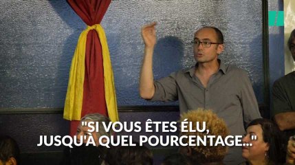 Dans le 18e, cet électeur a bien coincé les candidats (dont El Khomri) avec sa question pertinente sur l'abstention