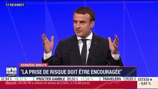 Macron aux investisseurs: Je veux que vous puissiez vous enrichir mais ne soyez pas égoïstes