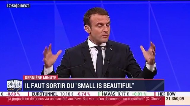 Emmanuel Macron: Nous devons réussir la bataille du marché unique du digital
