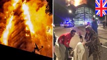 Grenfell Tower fire: Brave man catches baby dropped from fire engulfed Grenfell Tower