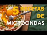5 recetas para hacer con MICROONDAS