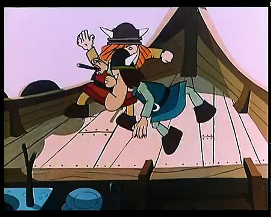 Vic le viking (1974) . On a perdu Halvar . épisode 36 .