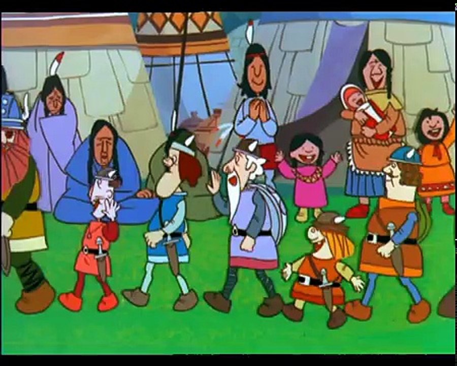 Vic le viking (1974) . Le trésor des Winkas . épisode 38 .