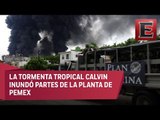 Nueve heridos por incendio en refinería de Salina Cruz, Oaxaca