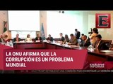 Dependencias federales participan en la ONU contra la corrupción