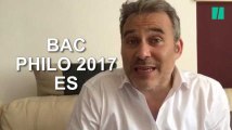 Le corrigé du bac philo ES 2017 par Vincent Cespedes