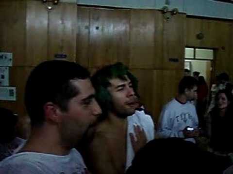 Italian national anthem performed by Toga boys