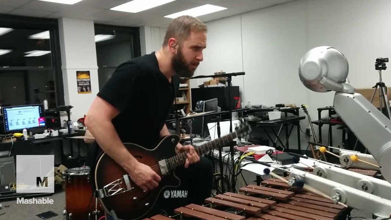 This robot maestro can compose and perform some pretty sweet tunes