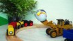 Trucks and loader for kids.dfgr Toys Cars - Surprise Eggs. Video for children
