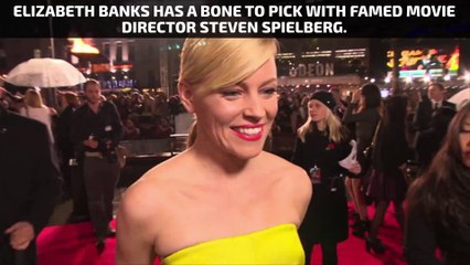 Elizabeth Banks rips Steven Spielberg for not directing female films
