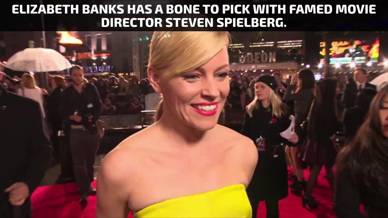 Elizabeth Banks rips Steven Spielberg for not directing female films