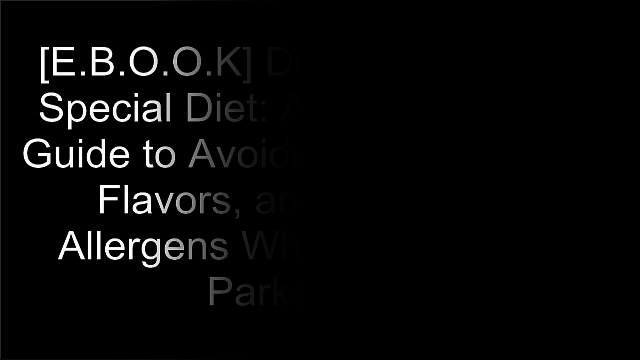 [Ro8eW.Free] Doing Disney on a Special Diet: All Natural Mom's Guide to Avoiding Dyes, Artificial Flavors, and Other Food Allergens While Enjoying the Parks by Sheri Davis [K.I.N.D.L.E]