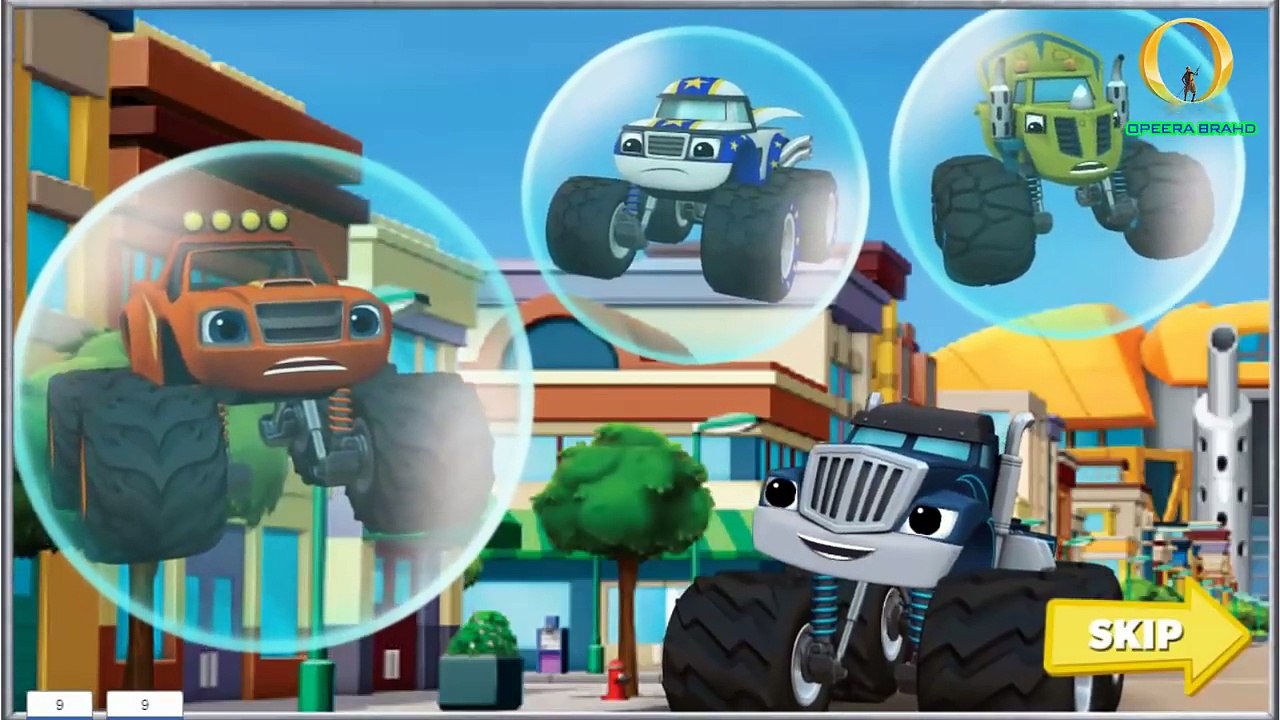 Blaze and The Monster Machines 'Blaze To The Rescue' Episode #8- Nick Jr Games For Kids,Animated cartoons tv series 2017