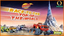 Blaze And The Monster Machines Truck Trouble In Top of The World Race Cartoon Game #15,Animated cartoons tv series 2017