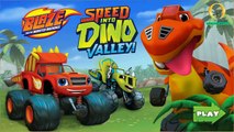 Blaze and The Monster Machines 'Speed Into Dino Valley' Episode #10- Nick Jr Games For Kids,Animated cartoons tv series 2017
