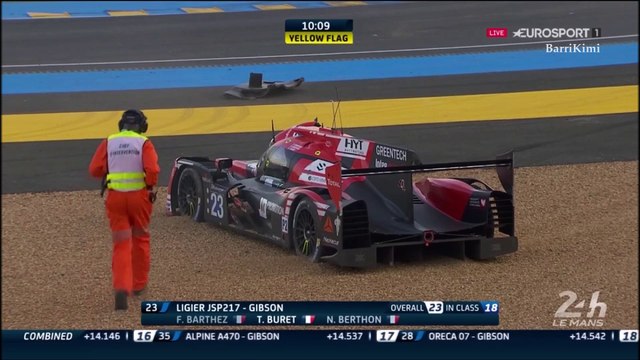 24H du Mans 2017 Qualifying2 Buret Crashes
