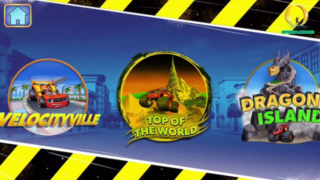 Blaze and The Monster Machines 'SNOWY SLOPES Map By Nickelodeon' Episode #11- Nick Jr Games For Kids,Animated cartoons tv series 2017