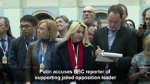 Putin accuses BBC of supporting opposition leader Navalny