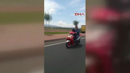 Kayseri Köpeğin Motosikletle Yolculuğu Görenleri Şaşırttı