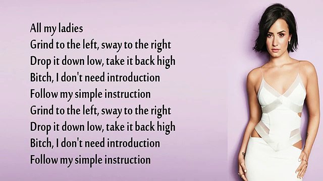 Jax Jones - Instruction Ft Stefflon Don & Demi Lovato Lyrics