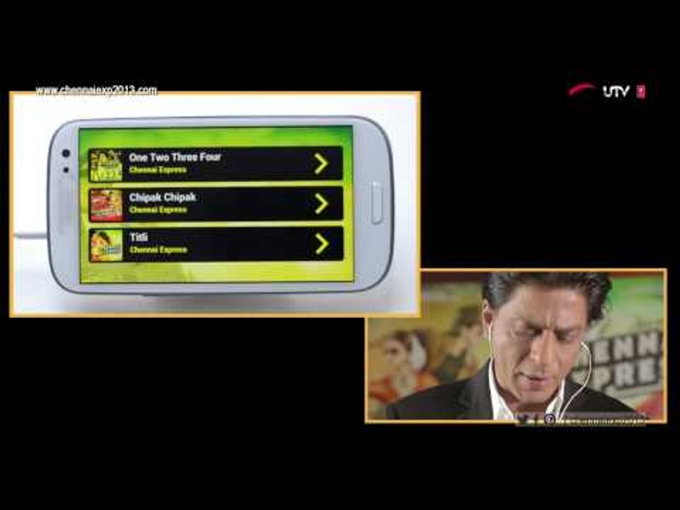 Chennai Express - Shah Rukh Khan With The Chennai Express Karaoke App