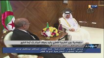 دبلوماسية: وزير الخارجية القطري يشيد بموقف الجزائر إزاء أزمة الخليج