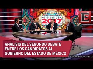 Análisis del segundo debate entre candidatos al Gobierno del Estado de México