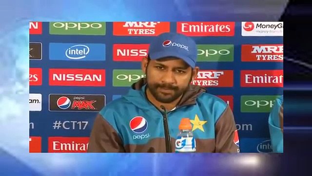sarfraz ahmed great answer to indian reporter