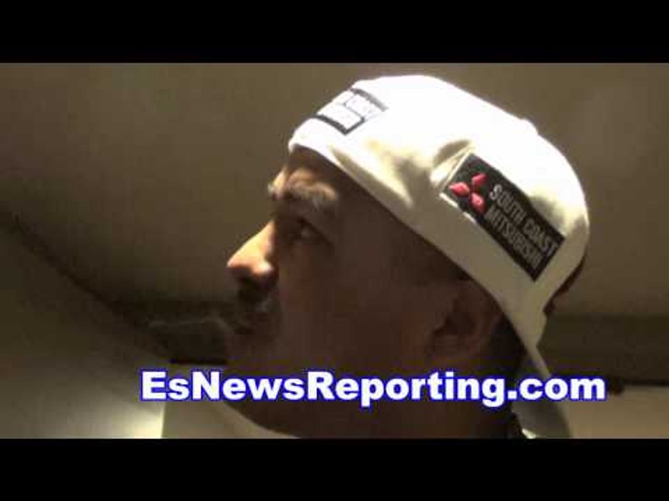 robert garcia post mayweather 2 fight talks to fans -EsNews boxing