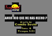 Amor Mio Que Me Has Hecho - Camilo Sesto (Karaoke)