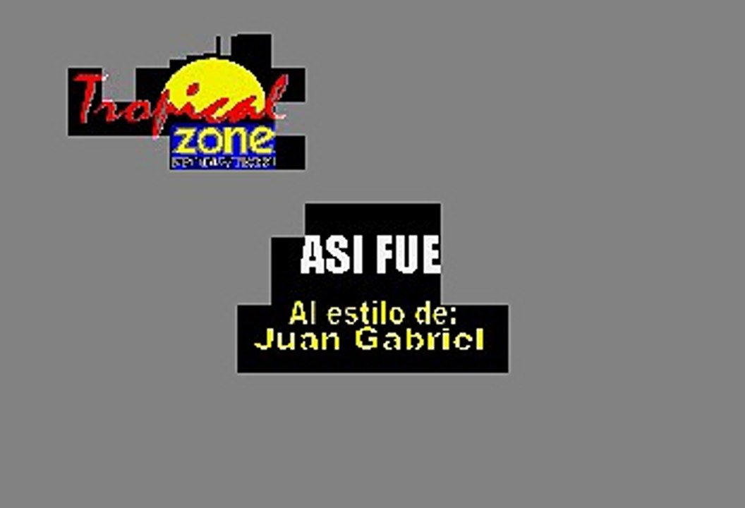 Asi fue (Con voz) - Juan Gabriel (Karaoke)