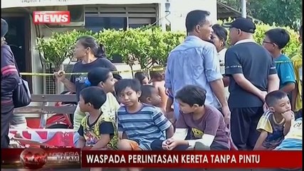 KAI Tutup Permanen Perlintasan KA Pasar Gaplok Senen