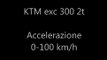 KTM exc 300 2t accelerazione erwer23434