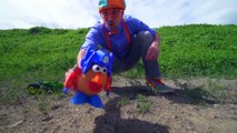 Potato Heads with Blippi on the Farm _ Vide