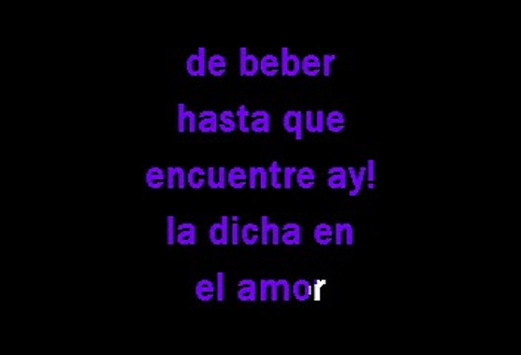 Alfredo Gutierrez El diario de un borracho (Karaoke) Vídeo Dailymotion