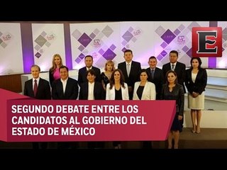 Segundo debate entre los candidatos al Gobierno del Estado de México